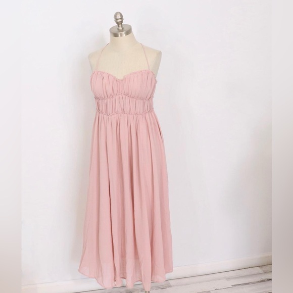 o.p.t (Anthropologie) Women's Gigi Dress Pink Large - Picture 2 of 10